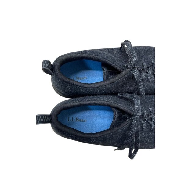 LL Bean Women's Back Cove Black Wool-Blend Lightweight Comfort Sneakers 10M - Picture 2 of 7